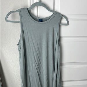Old Navy Green Fitted Sleeveless Tank Top